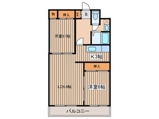 アップルコ－ト北２３条の物件間取画像